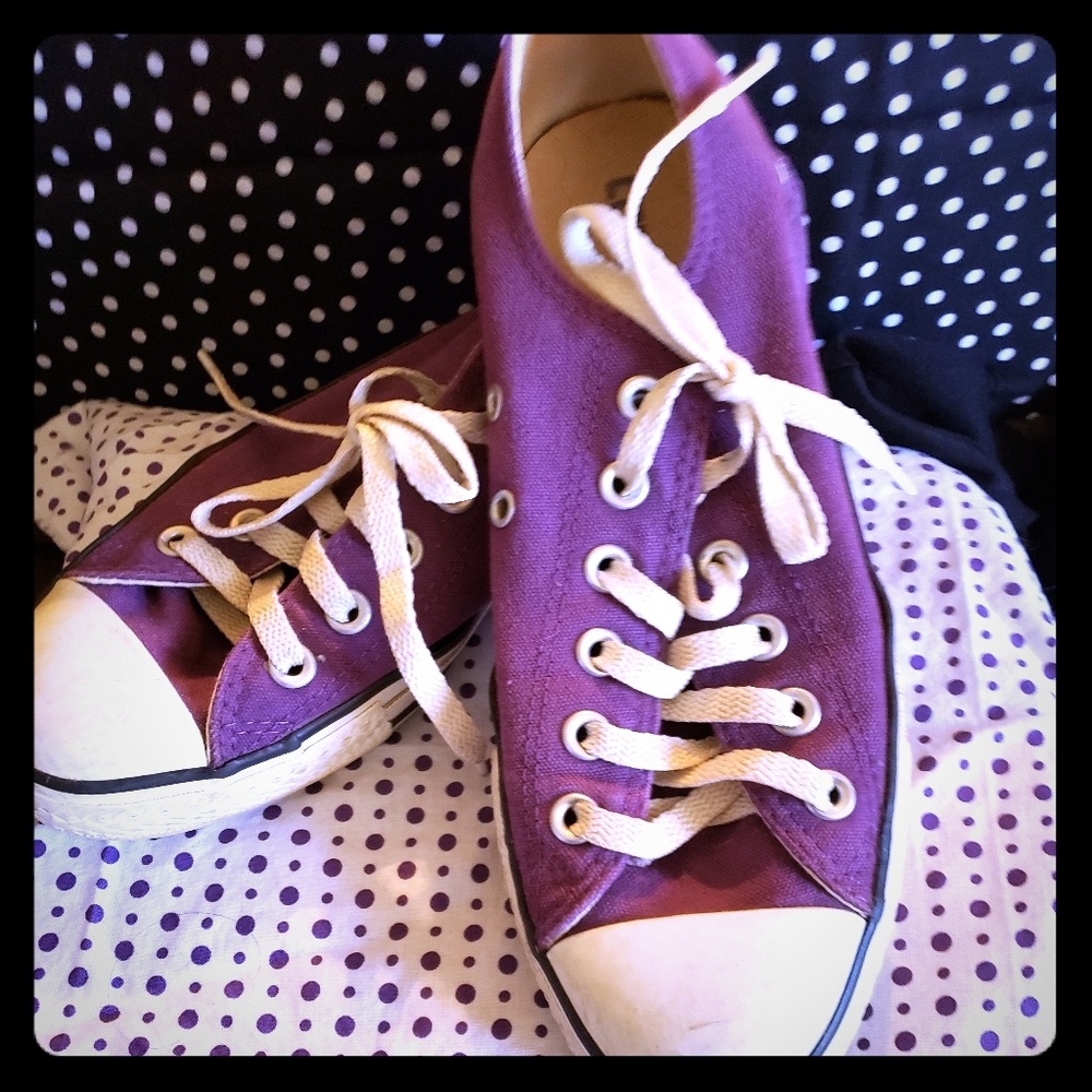 Purple Converse